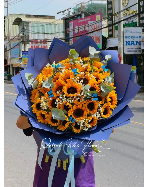 Bó hoa hướng dương 36bông