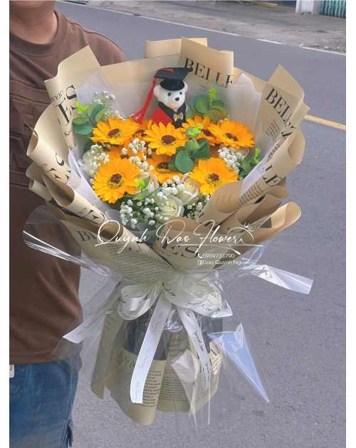 Hoa sáp tốt nghiệp HCM
