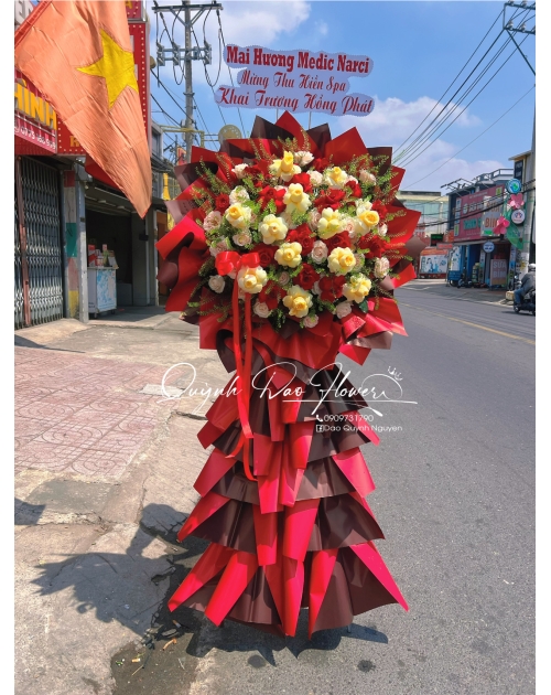 Hoa khai trương, kệ hoa giá rẻ