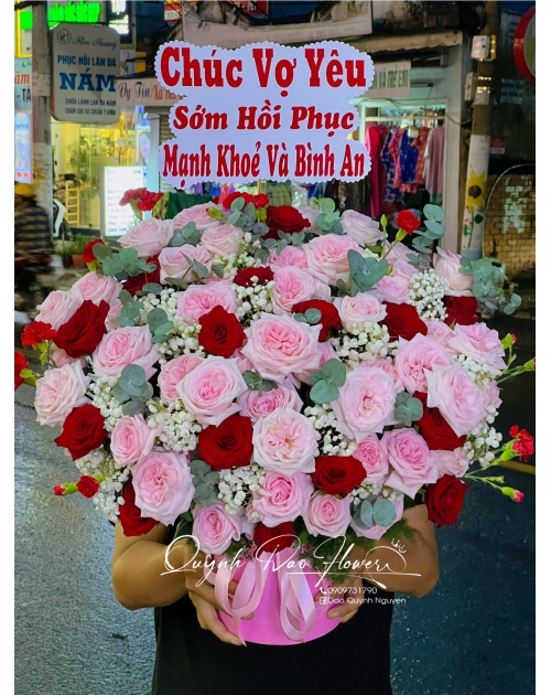 Lẵng hoa Hồng ohara quận 3