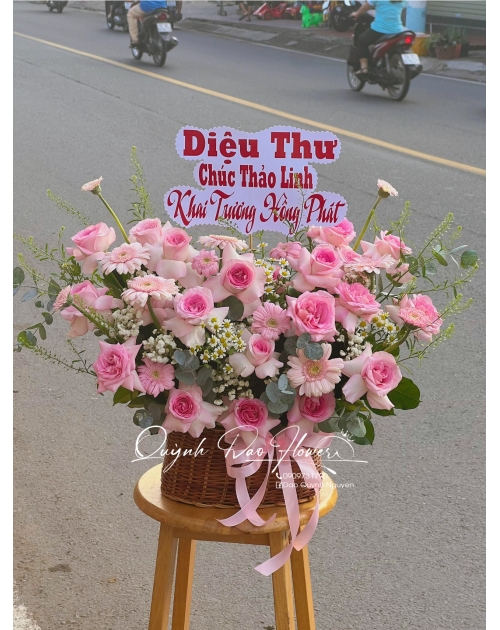 Giỏ hoa nhỏ Thủ Đức 