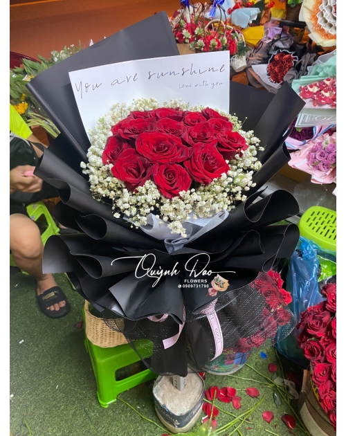 Bó hoa Hồng đỏ tặng người yêu 