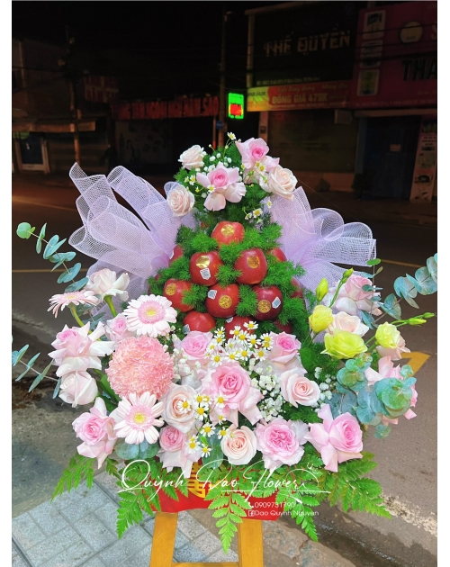 Combo 6 tráp hiện đại tone hồng
