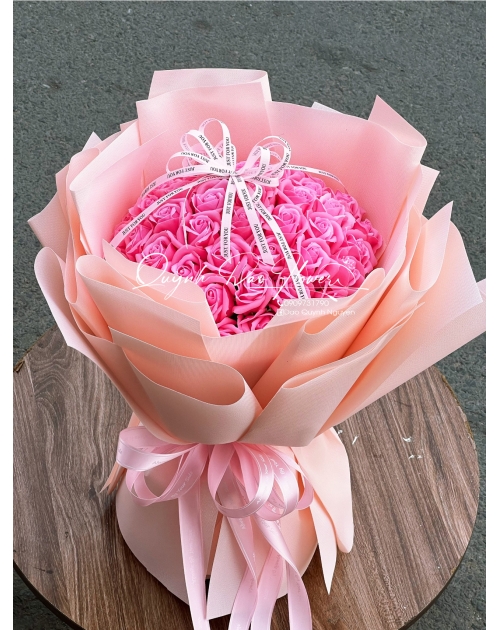 Bó hoa sáp hồng tại hiệp bình Phước 