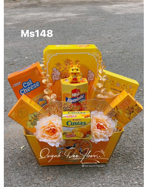 Giỏ quà Tết cao cấp, bánh ngon  tại Sài Gòn, bình dương 