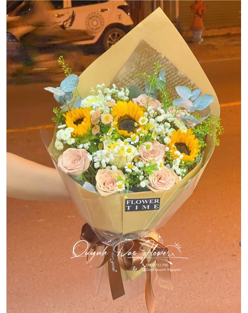 Hoa hướng dương tặng thầy 