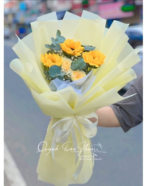 Bó hoa tốt nghiệp nhỏ xinh