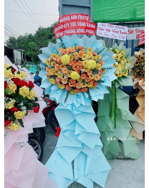 Kệ hoa khai trương đẹp rẻ