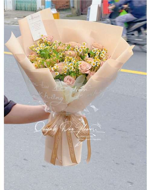 Bo hoa capuchino tại gò vấp 