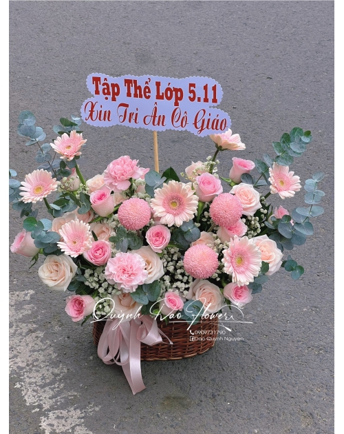 Giỏ hoa tổng kết