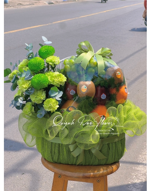 Giỏ trái cây xanh lá thủ Đức , bình dương 