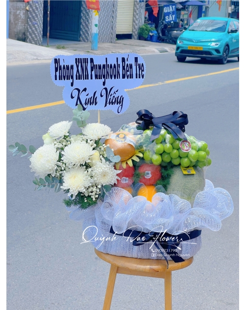 Giỏ trái cây viếng linh đông