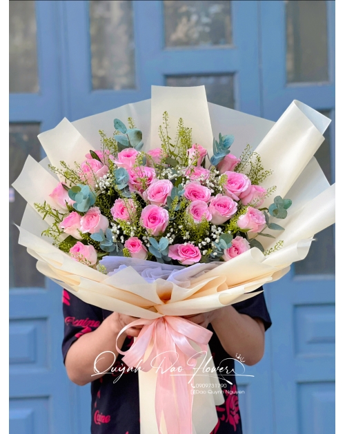 Bó hoa Hồng lạc thần to đẹp 