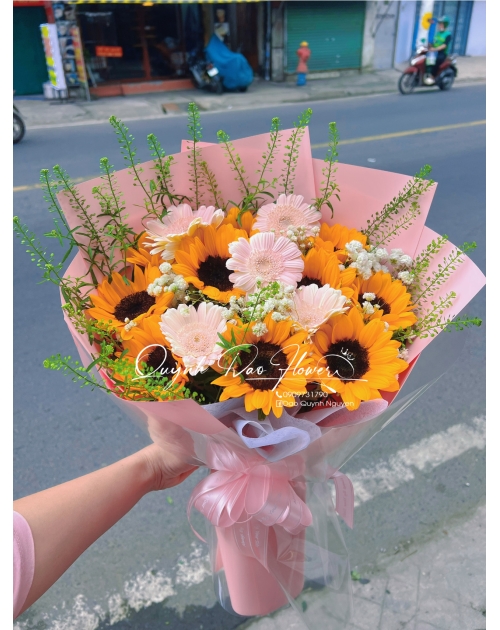 Hoa tốt nghiệp tặng con trai 