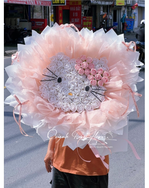 Bó hoa sáp hello kitty quận 12