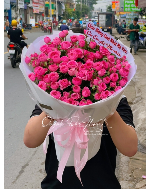Bó hoa sophia tặng mẹ
