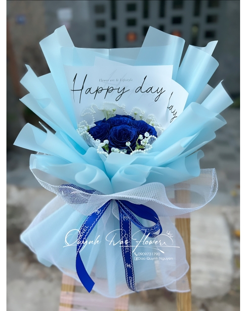 Hoa kim tuyến xanh dương tặng bạn nam