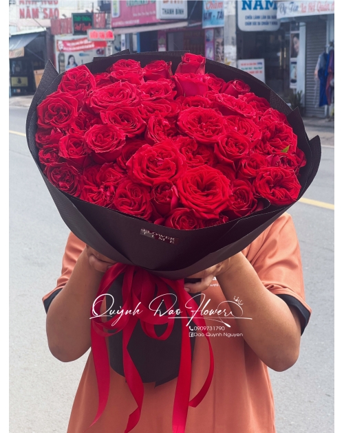Bó hoa hồng đỏ Thuận an 