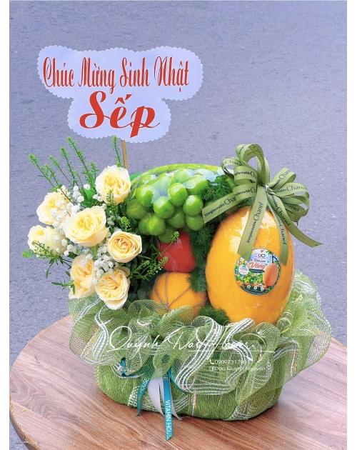 Giỏ trái cây tặng sếp thuận giao
