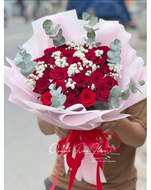 Bó hoa hồng đỏ