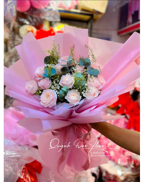 Bó hoa hồng tươi nhỏ đẹp 