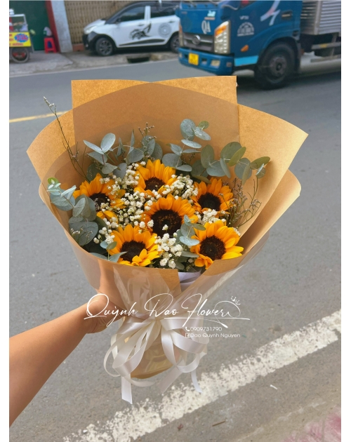 Bó hoa hướng dương 6 bông