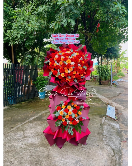 Kệ hoa chúc mừng hội nghị 