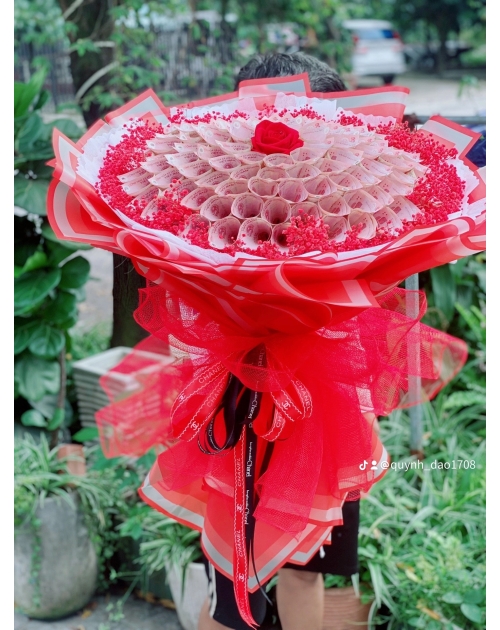 Bó hoa tiền 50k