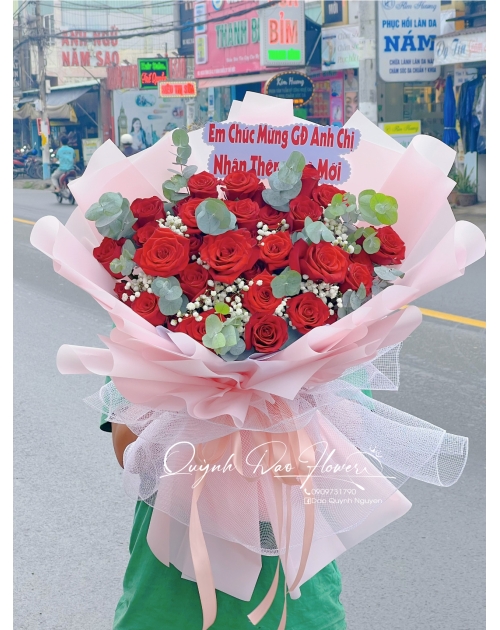 Bó hoa tặng người yêu 