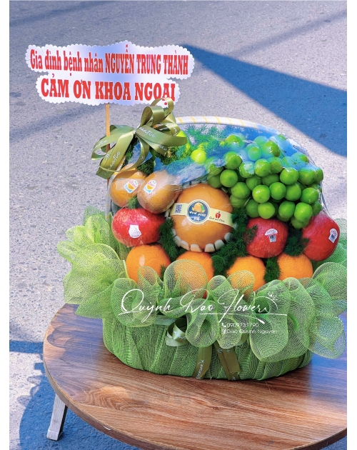 Giỏ trái cây thăm bệnh hcm