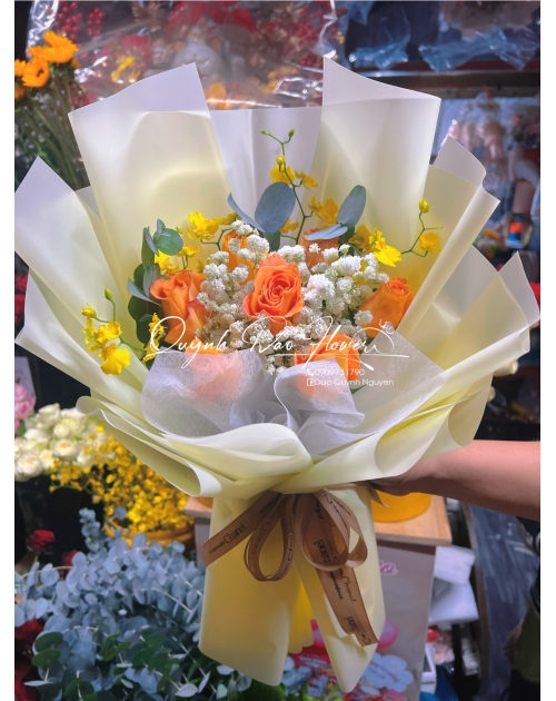 Bo hoa mix lan vũ nữ