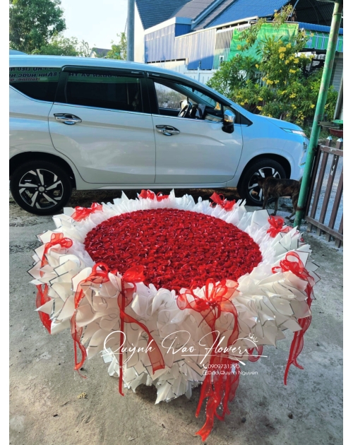 Bó hoa sáp to , khổng lồ 