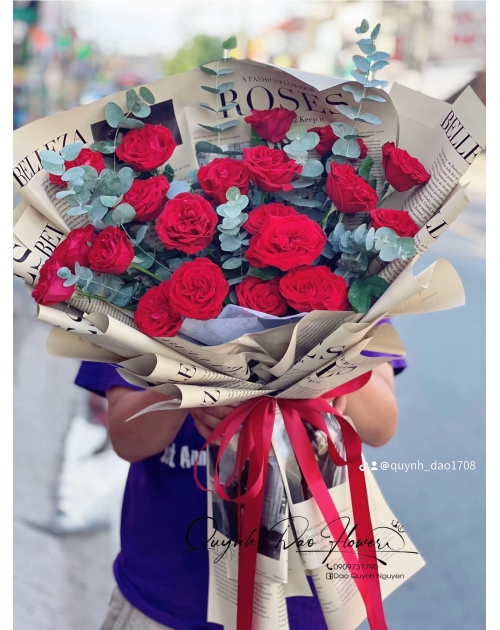 Bó hoa Hồng ohara tặng người yêu 