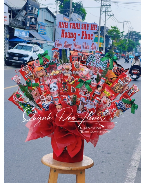 Hộp bánh kẹo Noel 