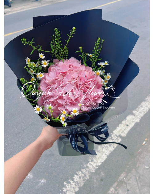 Bó hoa Cẩm Tú cầu hồng thủ Đức , bình dương 