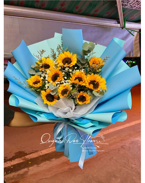 Hoa hướng dương tặng đại hội 