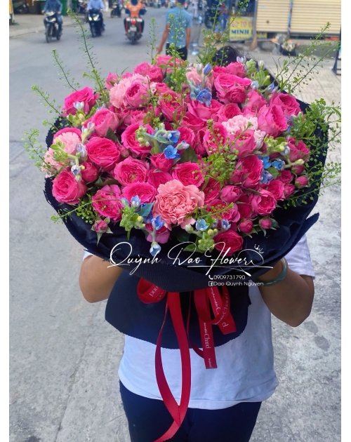 Hoa Sophia mix lam tinh thủ Đức 