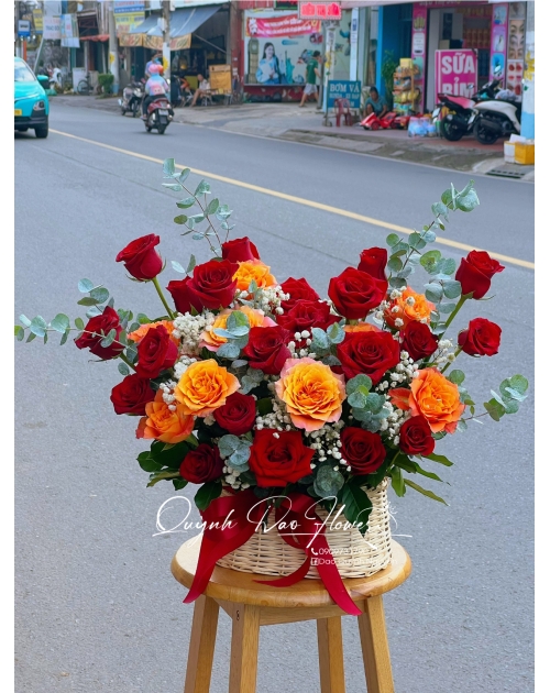 Giỏ hoa nhỏ ở Thuận An