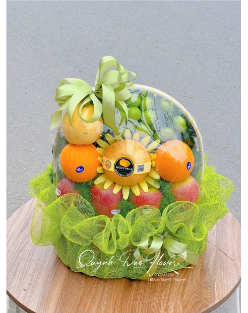 Giỏ trái cây đi biếu 