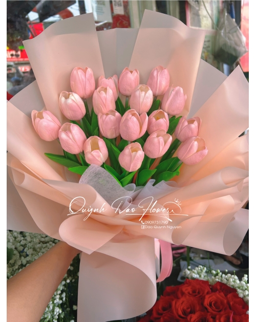 Bó hoa sáp tulip thủ Đức 