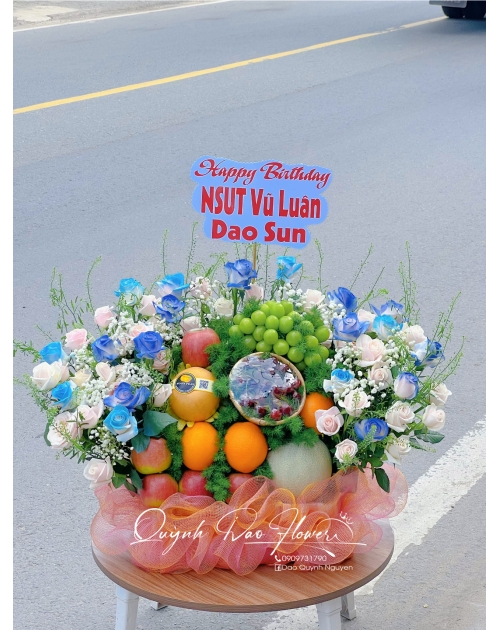 Giỏ trái cây to, tặng sinh nhật, khai trương 