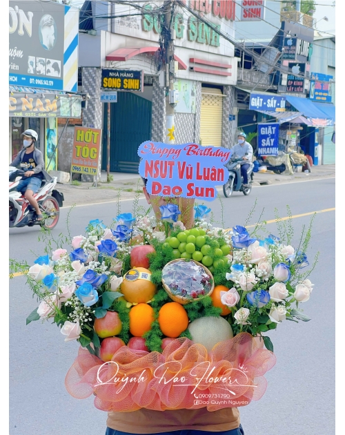 Giỏ trái cây to, tặng sinh nhật, khai trương 