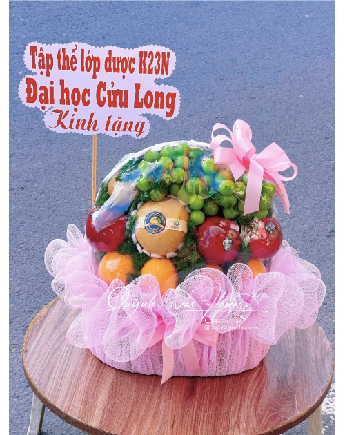 Giỏ trai cây thăm bệnh quận 12
