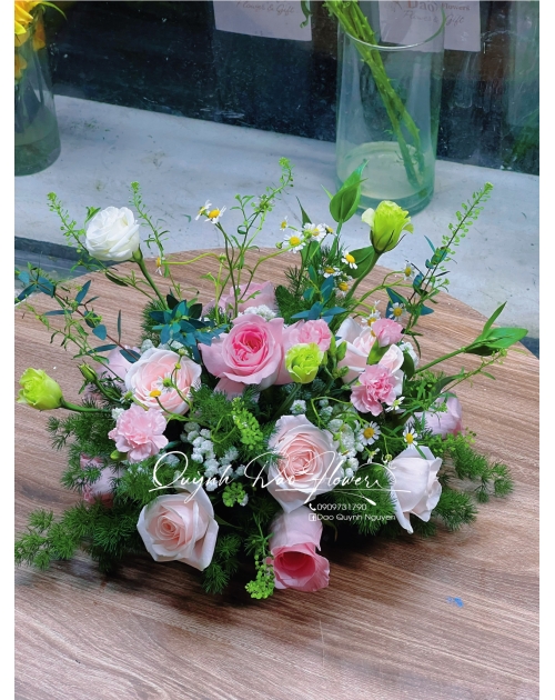 Hoa để bàn garden 