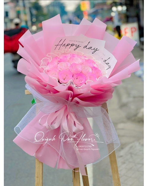 Bó hoa kim tuyến màu Hồng, galaxy 