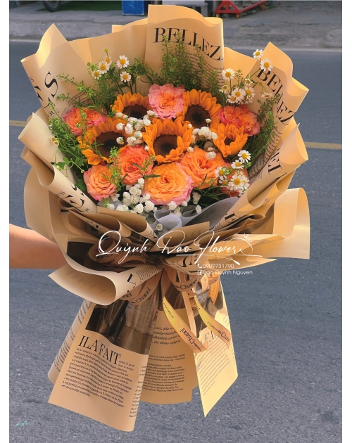 Bó hoa chúc mừng từ 300k