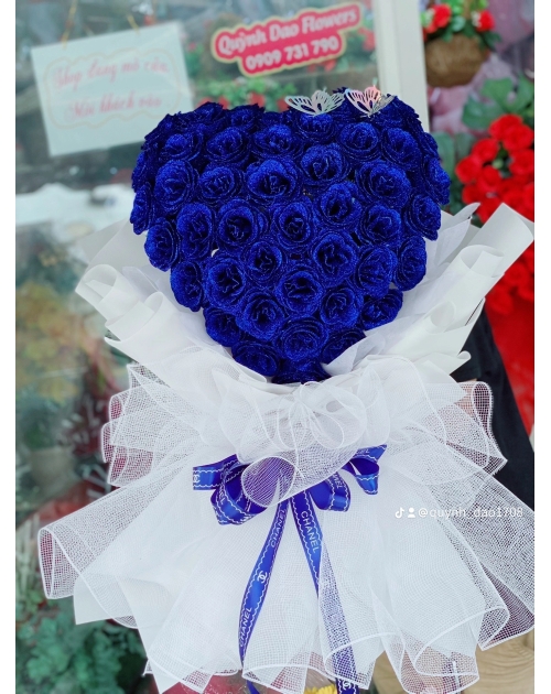 Bó hoa trái tim to đẹp tại Thủ Đức 