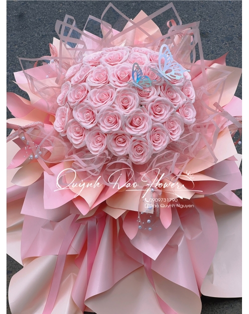 Bó hoa sáp paster cao cấp 