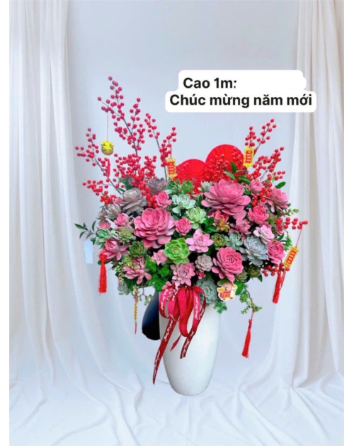 Chậu sen đá tặng khai trương 