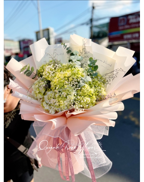 Bó hoa Cẩm Tú cầu to đẹp 